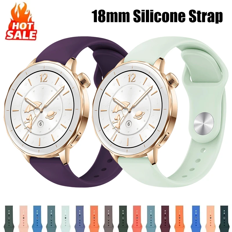 Fossil Smartwatch Accessories - 18mm Silicone Watch Strap For Huawei