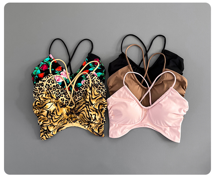 Rugged Sport Strap - Women Cross Back Padded Sports Bra