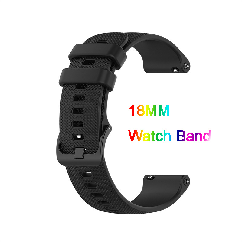 Fossil Smartwatch Accessories - 18mm Silicone Watch Band Compatible for