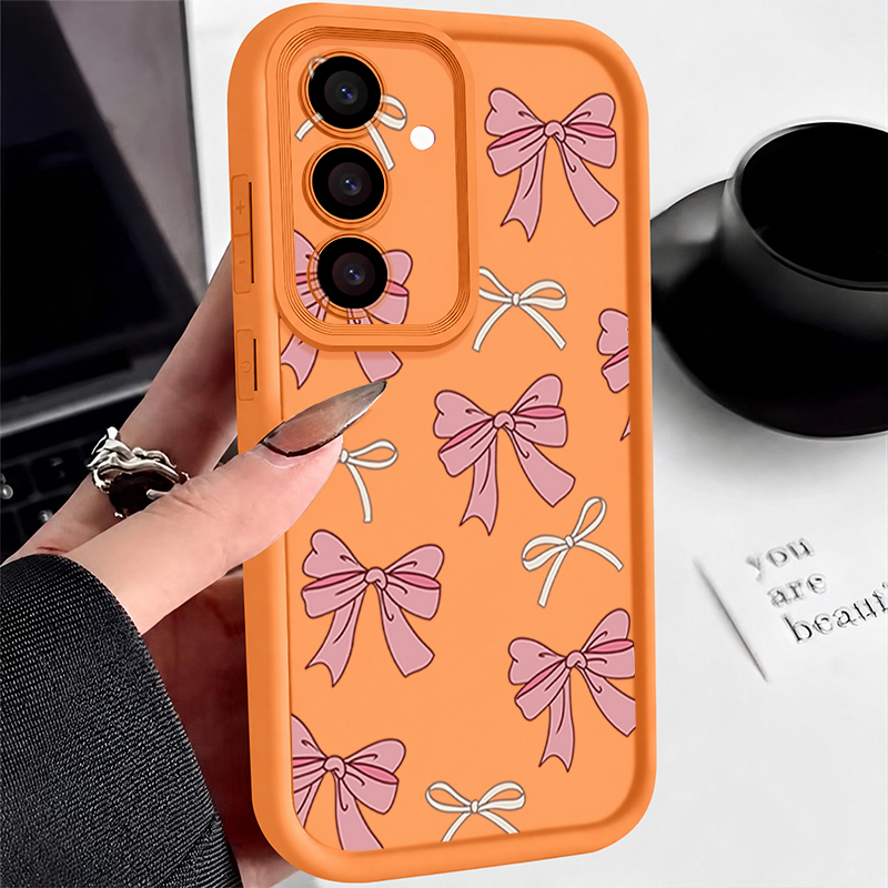 Bow Tie Silicone Case For Sams - đánh giá và giá Samsung Galaxy A55