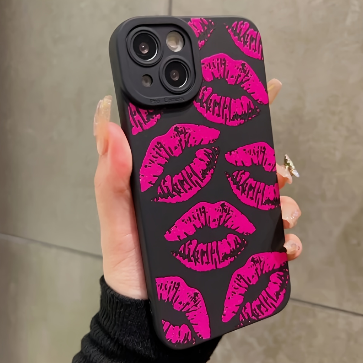 Rose Red Lip Luxury Pattern Ca - đánh giá và giá Samsung Galaxy A55