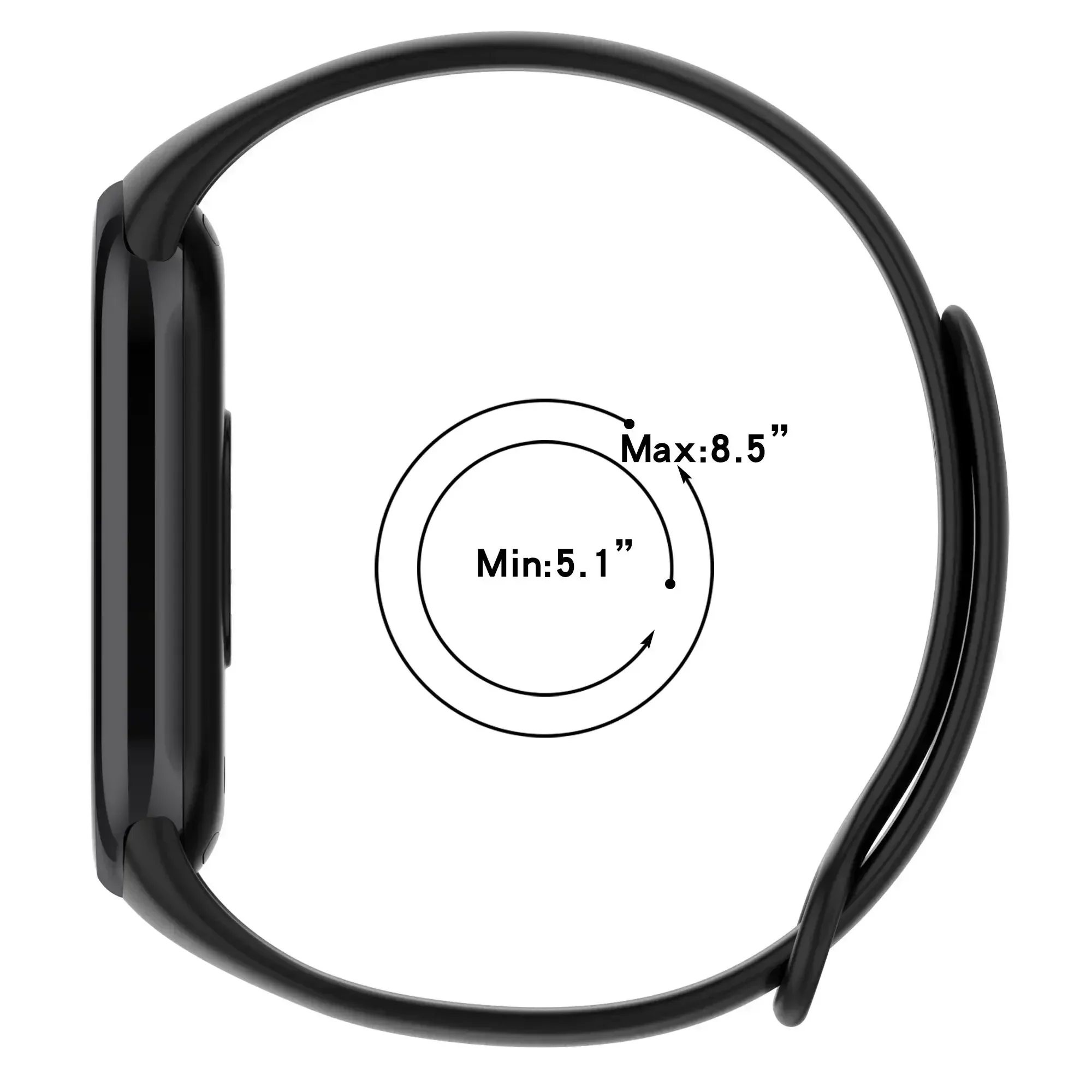 Silicone Strap For Xiaomi Mi b - đánh giá và giá Smartwatch Nexus