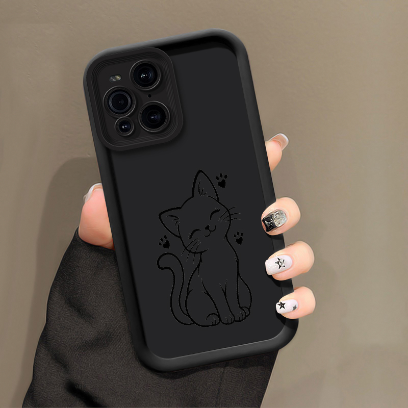 Drawing Sketch Line Cat Phone  - đánh giá và giá Oppo Find X8