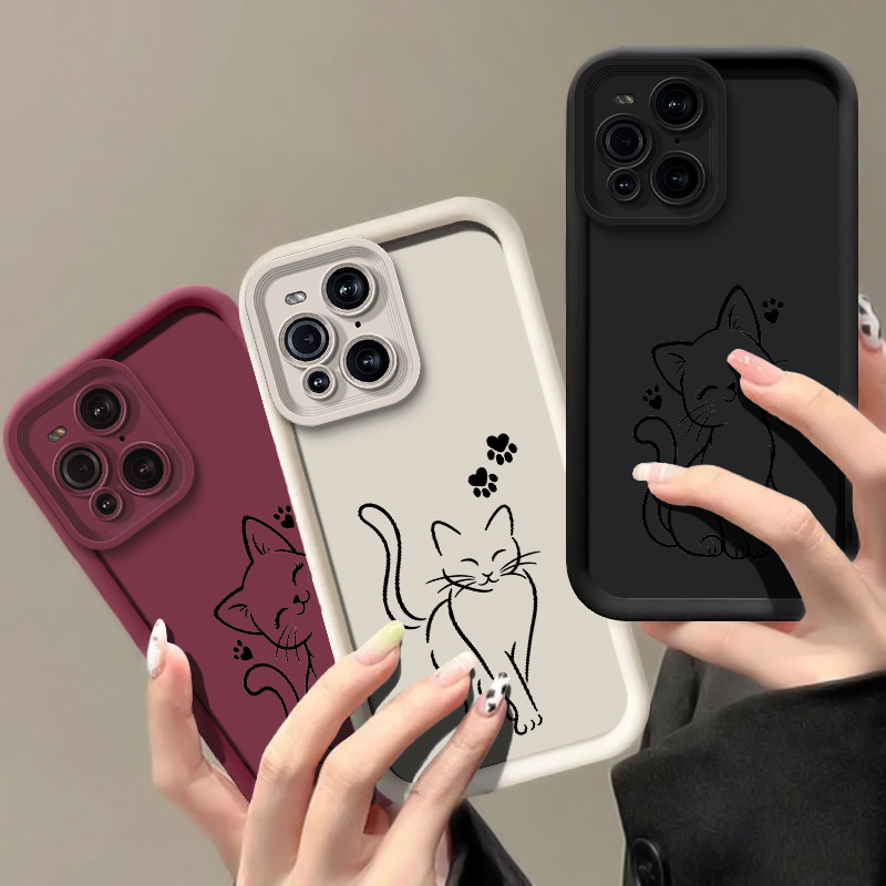 Drawing Sketch Line Cat Phone  - đánh giá và giá Oppo Find X8