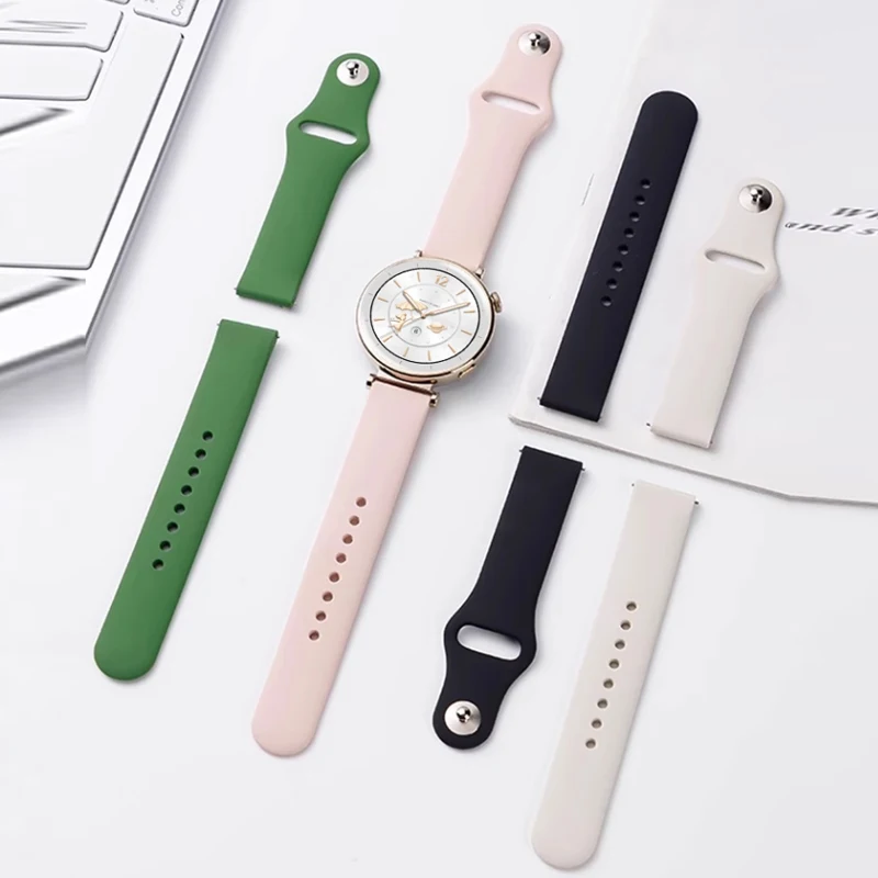 18mm Silicone Watch Strap For  - đánh giá và giá Fossil Smartwatch Accessories
