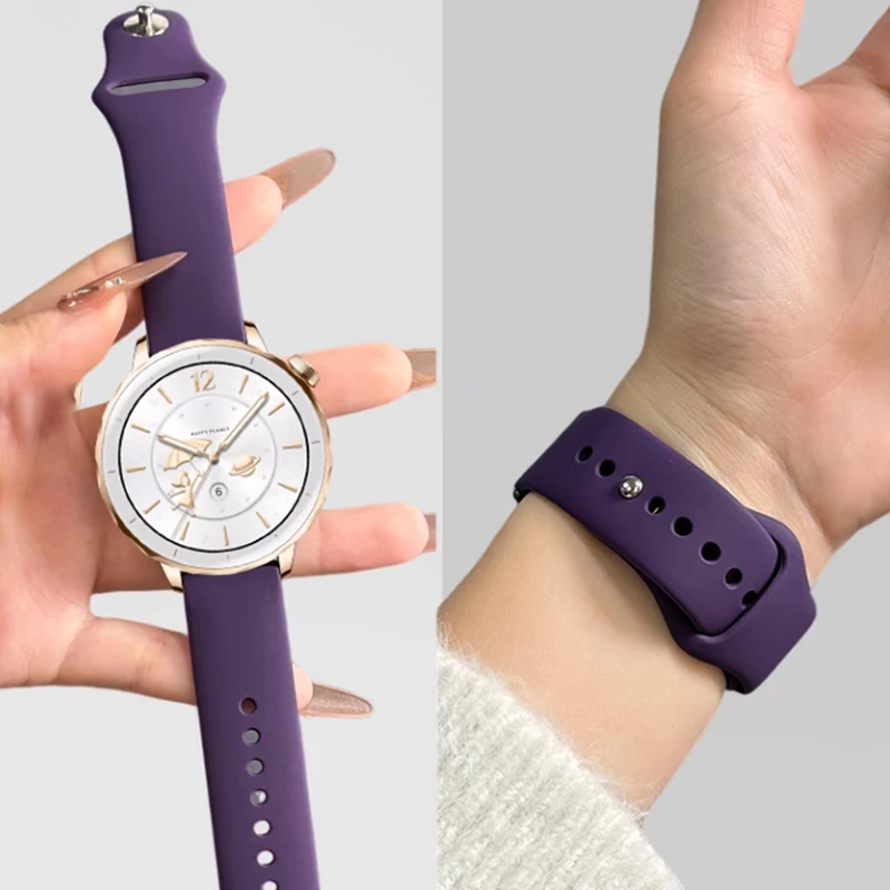 18mm Silicone Watch Strap For  - đánh giá và giá Fossil Smartwatch Accessories