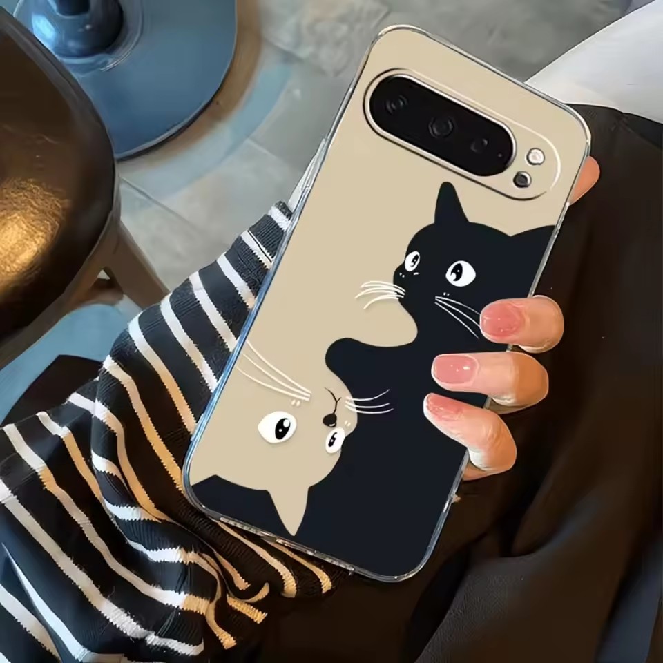 Hot Kawaii Cartoon Black Cat P - đánh giá và giá Google Pixel 9