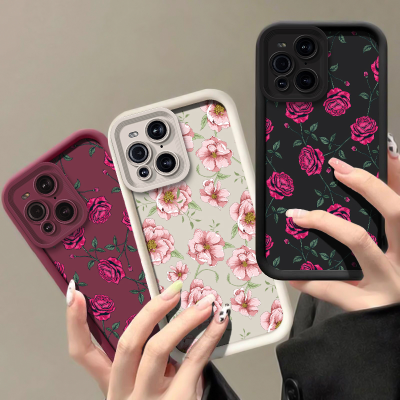 Silicone Flower Phone Case For - đánh giá và giá Oppo Find X8