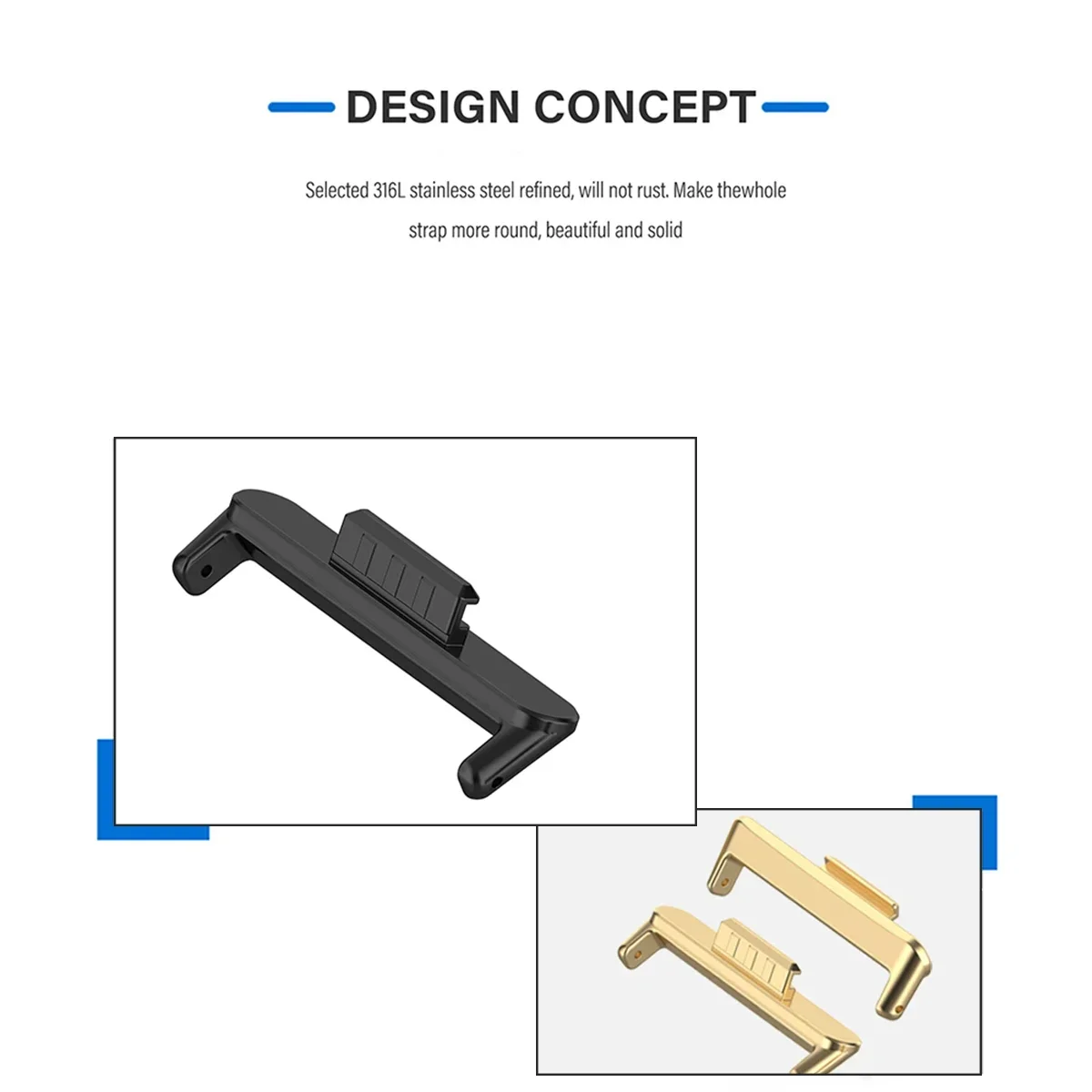 20mm 22mm 1Pair Adapter for Hu - đánh giá và giá Watch Band Connector