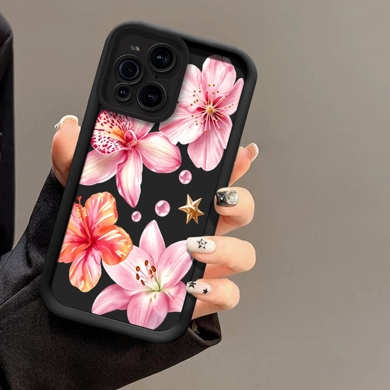 Pink Lily Flower Pattern Phone - đánh giá và giá Oppo Find X8