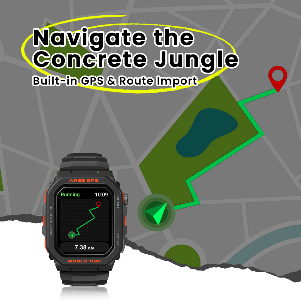 New Zeblaze Ares GPS Smart Wat - đánh giá và giá Smartwatch Nexus