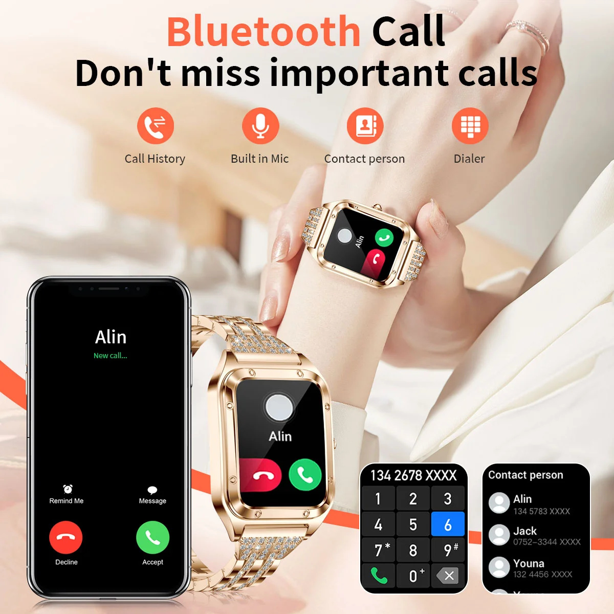 1.57Inch Top Luxury Smart Watc - đánh giá và giá Smartwatch Faces