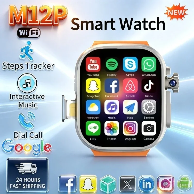 M12P Orange  Smart Watch, 16GB - đánh giá và giá Smartwatch Store