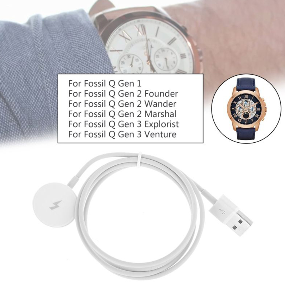 Watch Charger Cable USB Chargi - đánh giá và giá Fossil Smartwatch Accessories